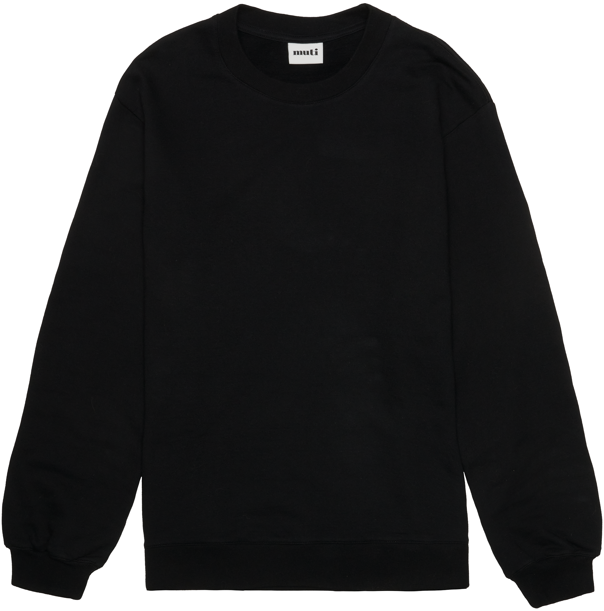 Brushed Fleece Sweatshirt (Black) – muti