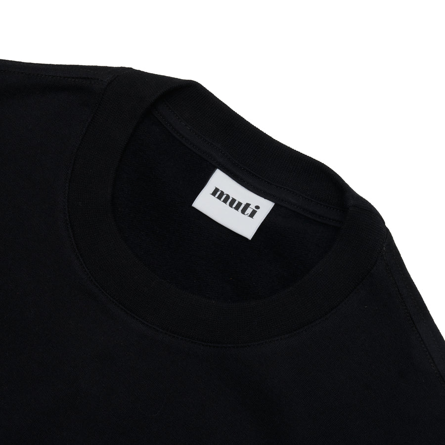 Brushed Fleece Sweatshirt (Black)