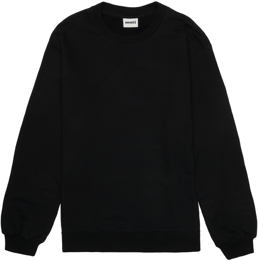 Brushed Fleece Sweatshirt (Black)