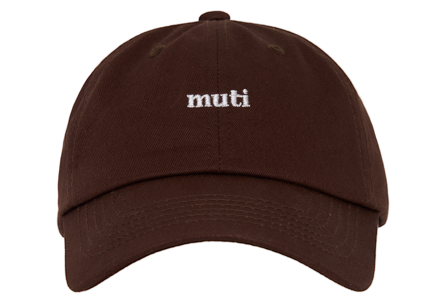 Unstructured 6-Panel Cap (Brown)