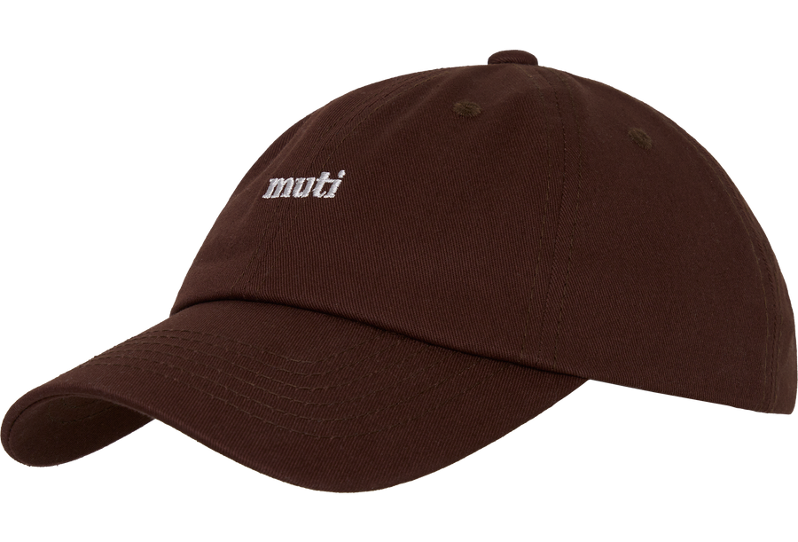 Unstructured 6-Panel Cap (Brown)